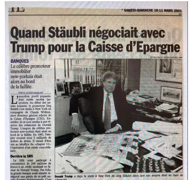 Journal Blick - Qui aurait su négocier avec Trump? Manuel des as de la négociation